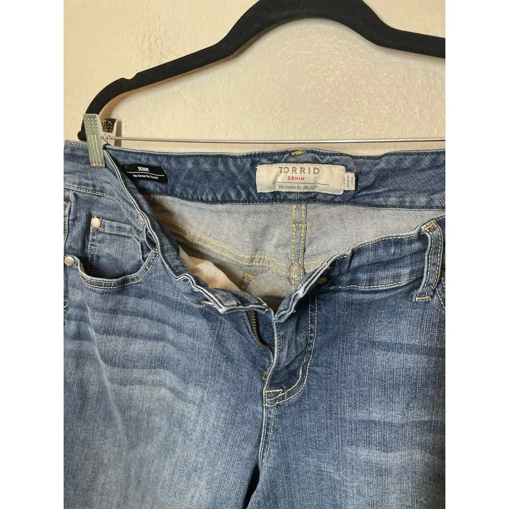 Torrid skinny Jeans 16 Womens Blue